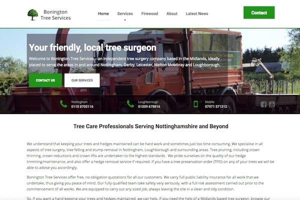bonington tree services