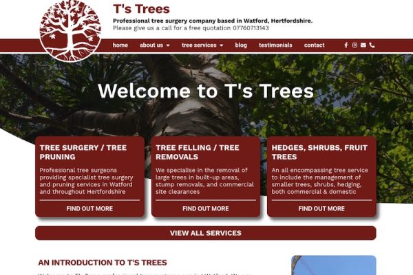 Tree surgeon serving Watford and Hemel Hempstead.